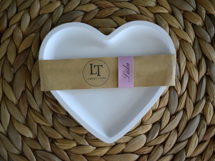 LÁSKA tác ve tvaru srdce