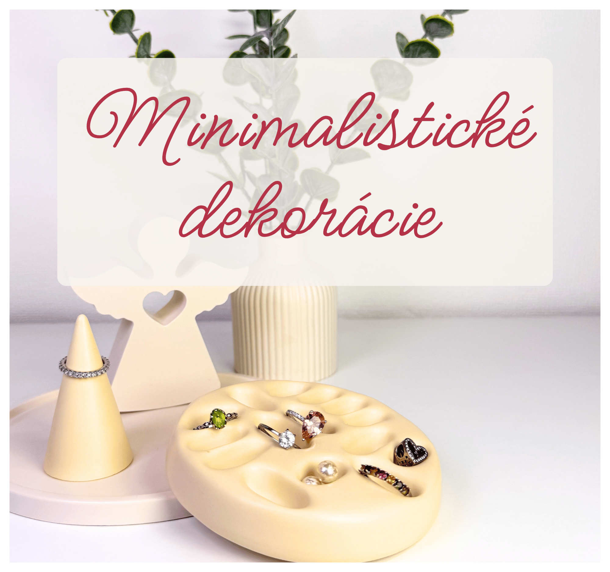 Minimalistické dekorácie z Jesmonite vytvorené ručne ako jedinečné doplnky do vášho domova.