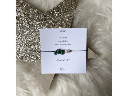 Malachit - zlatý