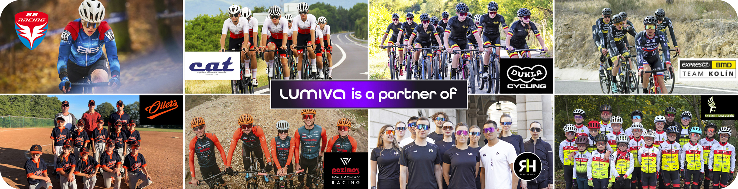 Banner with descriptions