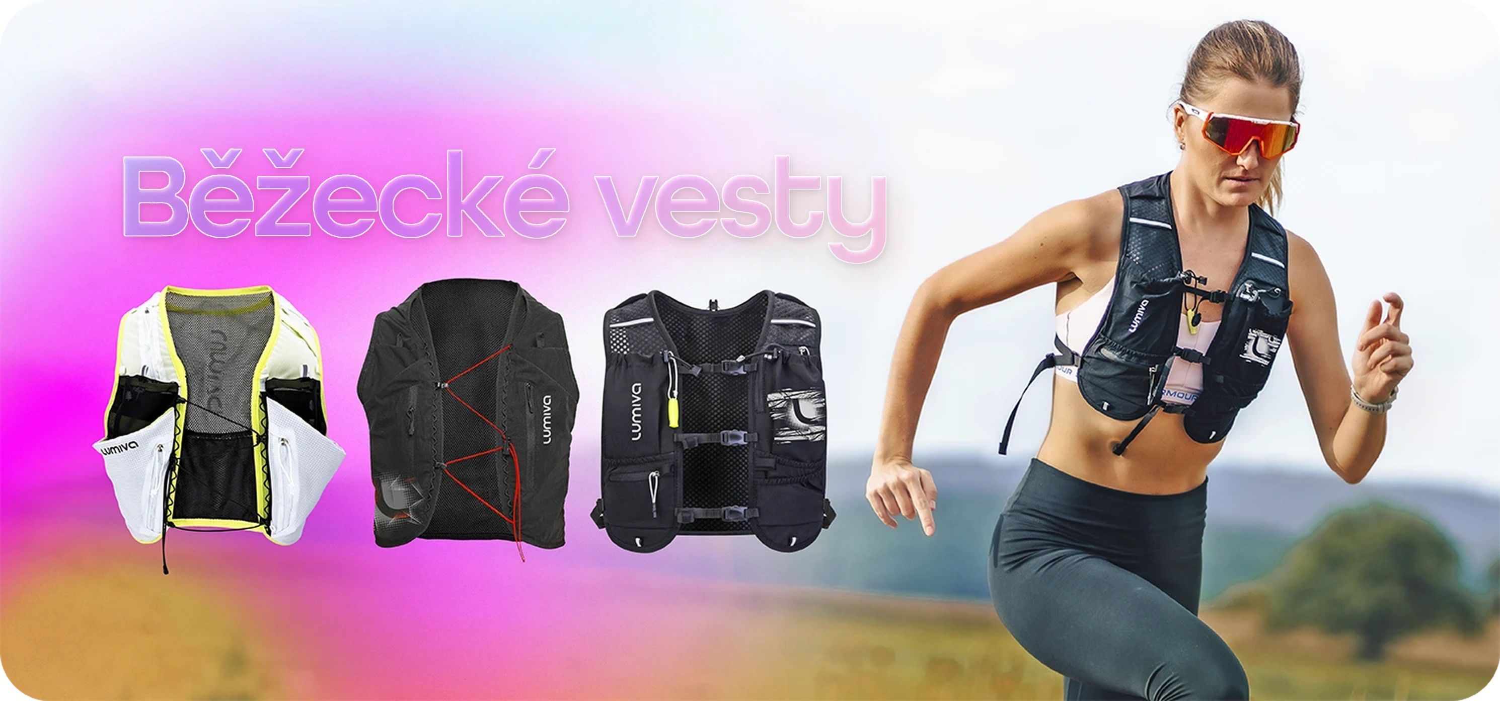 Běžecké vesty Lumiva