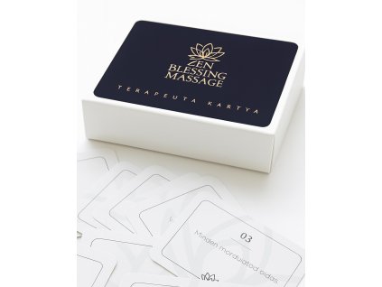 Zen Blessing Massage Balíček terapeutických kariet - jazyk: maďarský