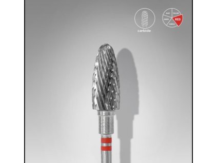Staleks Pro Karbidový nadstavec kužeľ Red Expert 5 mm / 13 mm