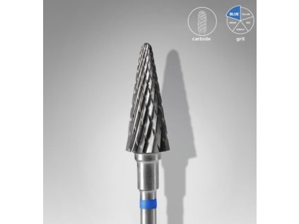 Staleks Pro Karbidový brúsny nadstavec Cone Blue Expert – 6 mm / 14 mm