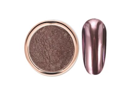 Tmavoružovozlatý chrómový prášok 29