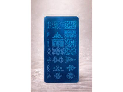 Pečiatkovacia doštička 6 × 12 cm – Precision Nail Art L03