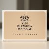 Zen Blessing Massage Súbor kariet pre hostí (100 ks)