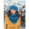 Set pletené čepice a nákrčníku UPPSA FLEECE