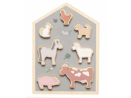 Puzzle zvířátka farma