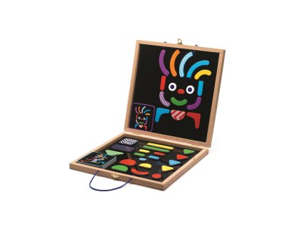 DJECO Barevné magnetky Veselé obličeje