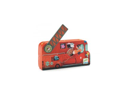 DJECO Puzzle Hasičské auto - 16 dílků