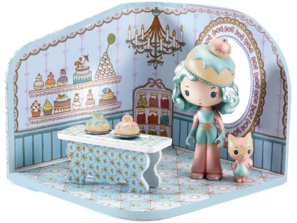 DJECO Tinyly figurka Charlie a cukrárna