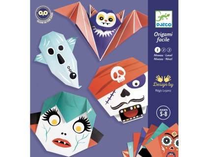 DJECO Origami Děsivá strašidla Halloween