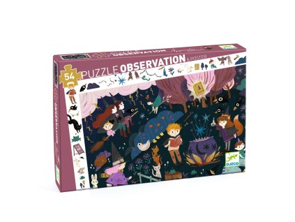 DJECO Vyhledávací puzzle Škola kouzel