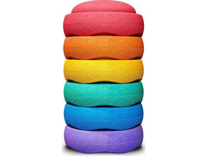 Balanční kameny MINI Stapelstein Original Rainbow Classic