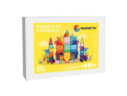 3398 magnetix magneticka stavebnice 202 ks