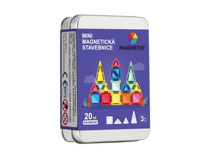 Magnetix | Magnetická stavebnice (cestovní sada) - 20 ks mini dílků