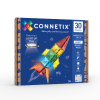 CONNETIX Svítící magnetická stavebnice Light Rocket Pack 30 dílků