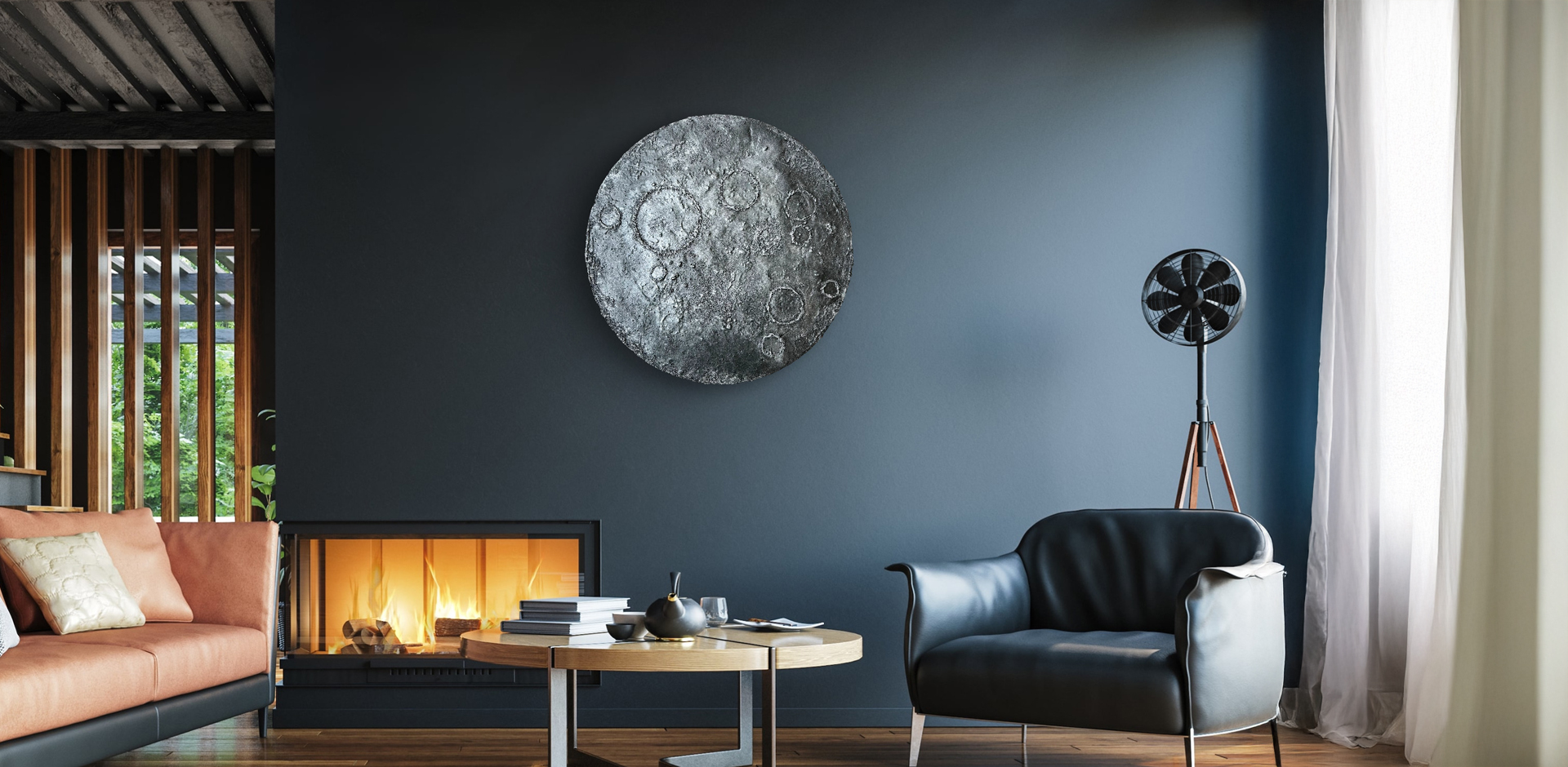 Luna art | Ručně tvořený obraz | The Moon