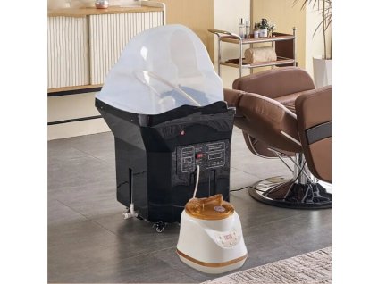 HeadSpa: vlasové lázně, černé  Shampoo steam