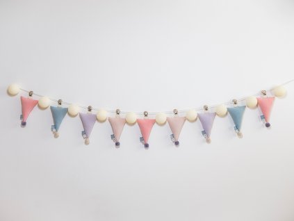 lunamies set privesku minimalist rainbow bunting