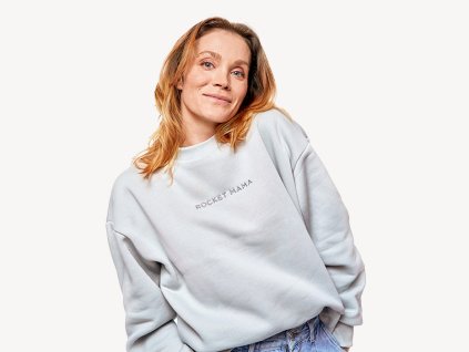 lunamies fashion damska mikina rocket mama–misty green img 01