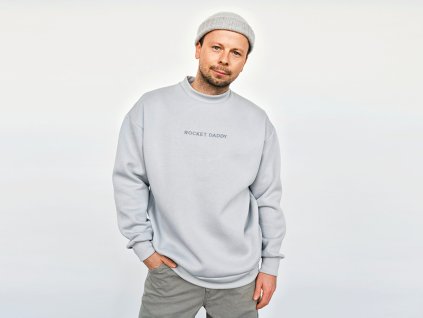 lunamies fashion panska mikina rocket daddy–misty green img 01