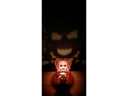Halloween mécsestartó
