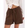 eng pl Brown womens muslin shorts 413480 5