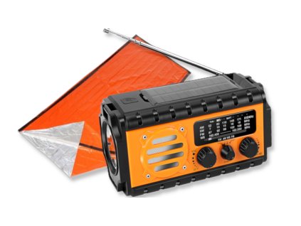 SQ3761 orange radio sleeping bag sada