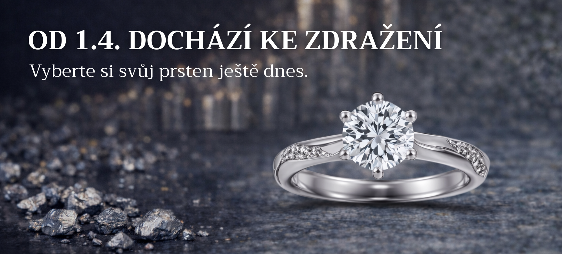 Zdražení stříbrných šperků