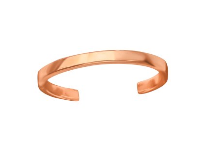 Jemný stříbrný prstýnek na nohu ROSE - LUNICA.cz
