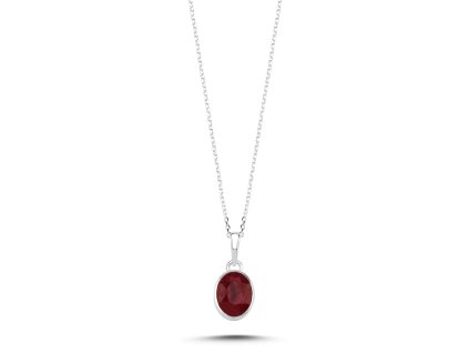 Stříbrný náhrdelník RUBY - LUNICA.cz