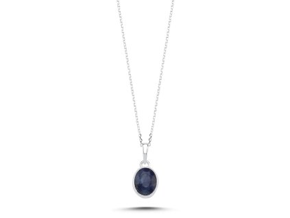 Stříbrný náhrdelník SAPPHIRE - LUNICA.cz