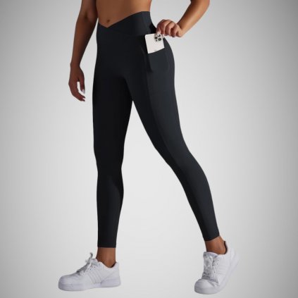 Black Pocket Utility Leggings