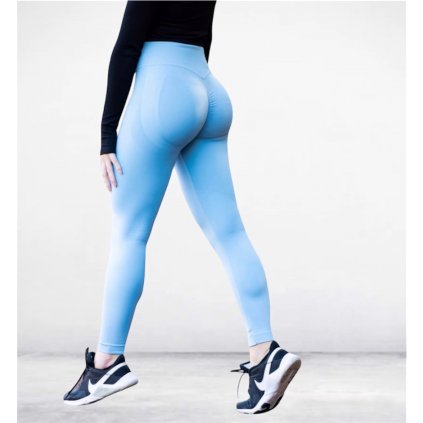 Sky Blue Push-Up Leggings