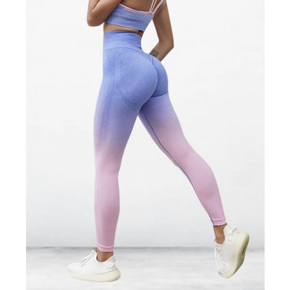 Ombré Rózsaszín-Lila Leggings