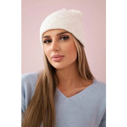 Agata K222 sapka 22265-U (Méret UNI, Szín Fehér)