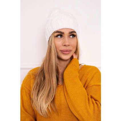Agnieszka poláros sapka 22495-U (Méret UNI, Szín Fehér)