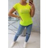 Milano blúz 24637-U (Méret UNI, Szín Neonsárga)