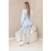 Pamut szett: pulóver + leggings 24880-U (Méret UNI, Szín Svetloružová)