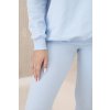 Pamut szett: pulóver + leggings 24880-U (Méret UNI, Szín Svetloružová)