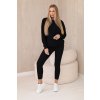 Pamut szett: pulóver + leggings 24880-U (Méret UNI, Szín Svetloružová)