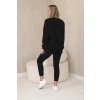 Pamut szett: pulóver + leggings 24880-U (Méret UNI, Szín Svetloružová)