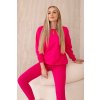 Pamut szett: pulóver + leggings 24880-U (Méret UNI, Szín Svetloružová)