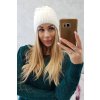Anna polárral bélelt sapka K238 22319-U (Méret UNI, Szín Bézs)