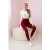 Bézs bordázott leggings 21499-U (Méret UNI, Szín Bézs)