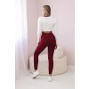 Bézs bordázott leggings 21499-U (Méret UNI, Szín Bézs)