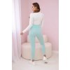 Bézs bordázott leggings 21499-U (Méret UNI, Szín Bézs)