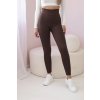 Bézs bordázott leggings 21499-U (Méret UNI, Szín Bézs)